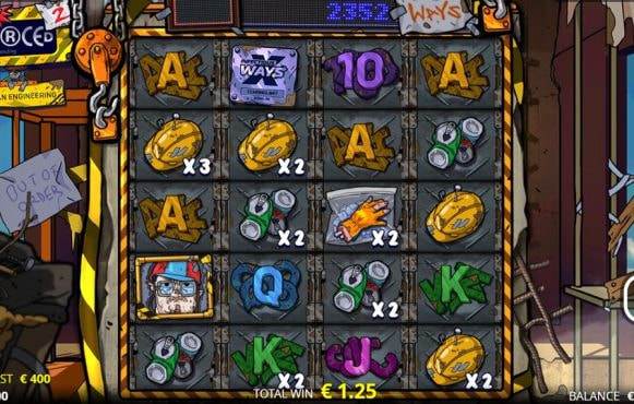 Screenshot from the New Outsourced 2 Slot by Nolimit City