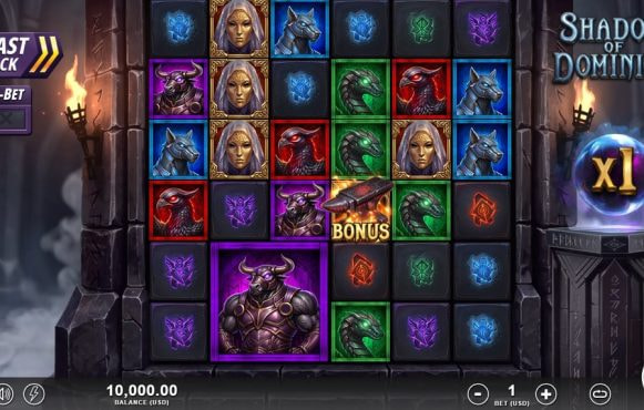 Screenshot della nuova slot Shadow of Dominion di Slotmill