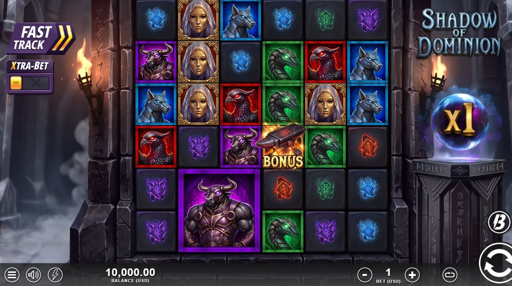 Screenshot della nuova slot Shadow of Dominion di Slotmill