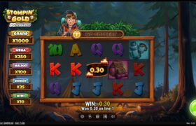 Screenshot from the New Stompin' Gold Game by Play'n GO