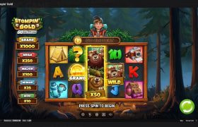 Screenshot cu noul slot Stompin’ Gold dezvoltat de Play’n GO