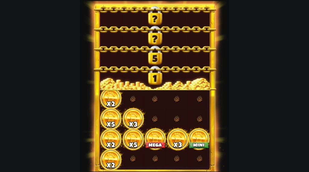 Screenshot della funzione Hold’N Grow di Stompin’ Gold