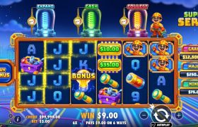 Screenshot from the New Super Serge Slot by Pragmatic Play