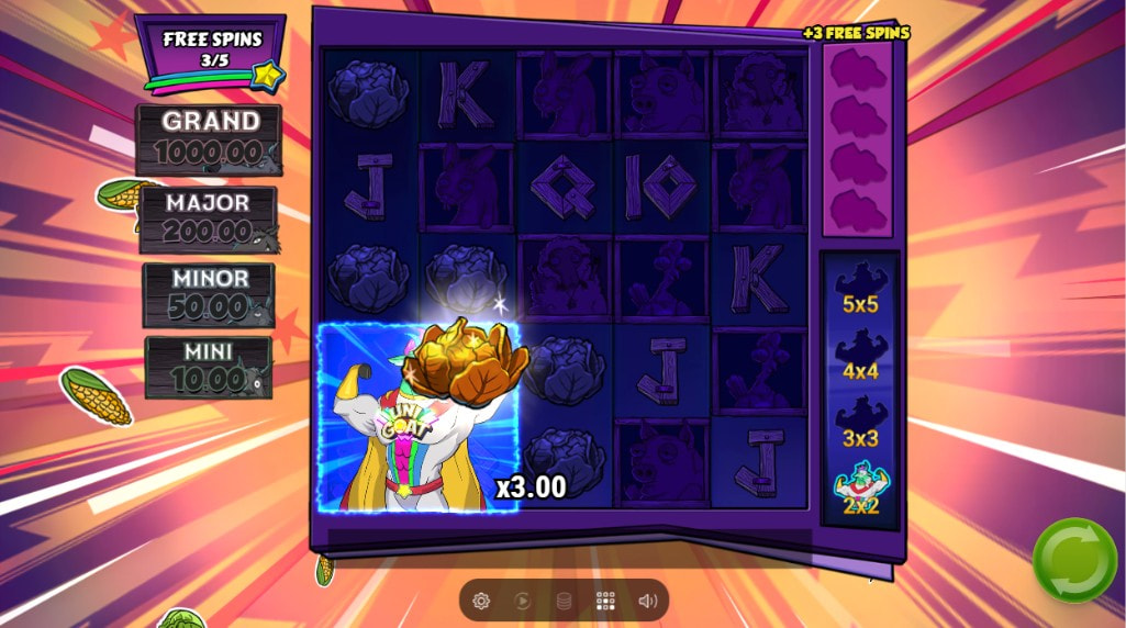 Screenshot from the Goatening Feature of Unigoat