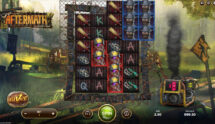 Screenshot van de nieuwe Aftermath slot van NetEnt