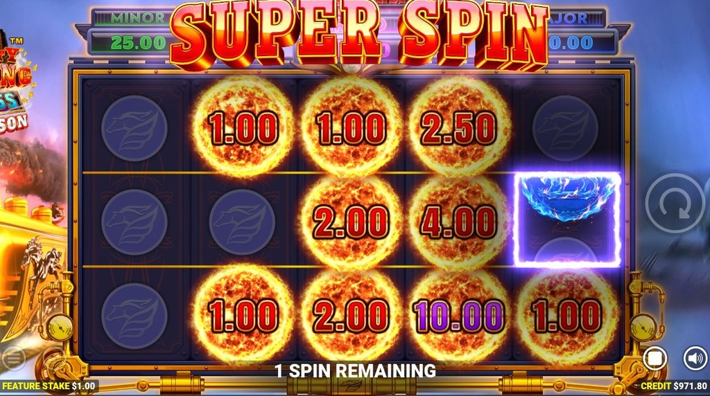 Screenshot van de Almighty Mustang Express 2 Bonus