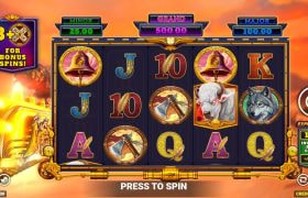 Screenshot van de nieuwe Almighty Mustang Express 2 slot van Blueprint Gaming