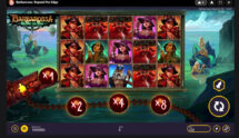 Screenshot cu noul slot Barbarosa: Beyond the Edge dezvoltat de Peter & Sons