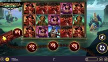 Screenshot from the new Barbarossa Beyond the Edge Slot by Peter & Sons