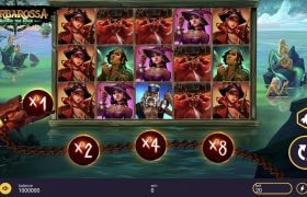Screenshot from the new Barbarossa Beyond the Edge Slot by Peter & Sons