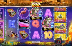 Screenshot fra den Nye Big Bass Vegas 1000 Slot af Pragmatic Play