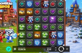 Screenshot della slot Boombear Bros di Bullshark Games