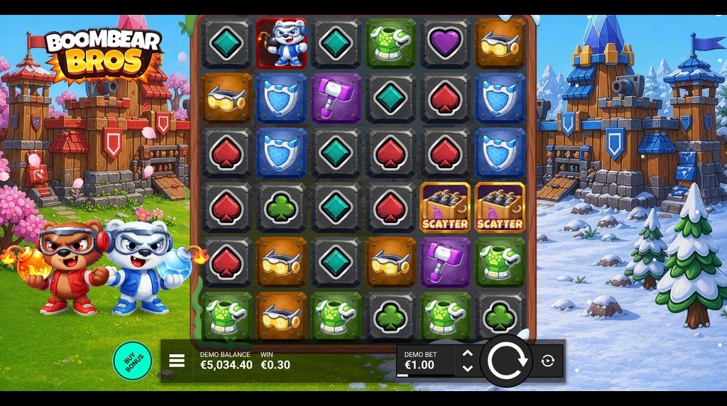 Screenshot from the New Boombear Bros Game by Bullshark Games