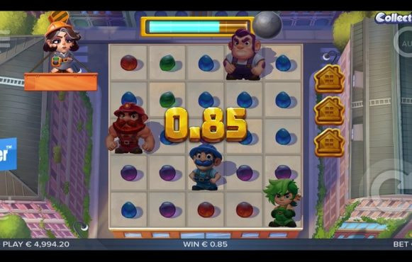 Screenshot from the New Concrete Cowboys Slot by ELK Studios