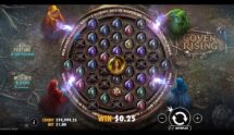 Screenshot from the New Coven Rising Game by Pragmatic Play