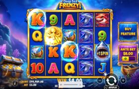 Screenshot from the New Deep Sea Frenzy Slot by Pragmatic Play