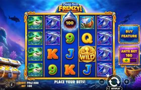 Screenshot van de nieuwe Deep Sea Frenzy slot van Pragmatic Play