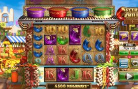 Screenshot van de nieuwe Extra Chili More Chili slot van Big Time Gaming