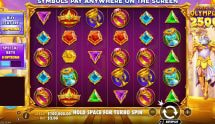 Screenshot della nuova slot Gates of Olympus 2500 di Pragmatic Play