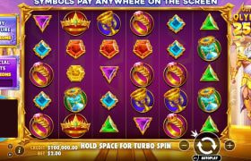 Screenshot della nuova slot Gates of Olympus 2500 di Pragmatic Play