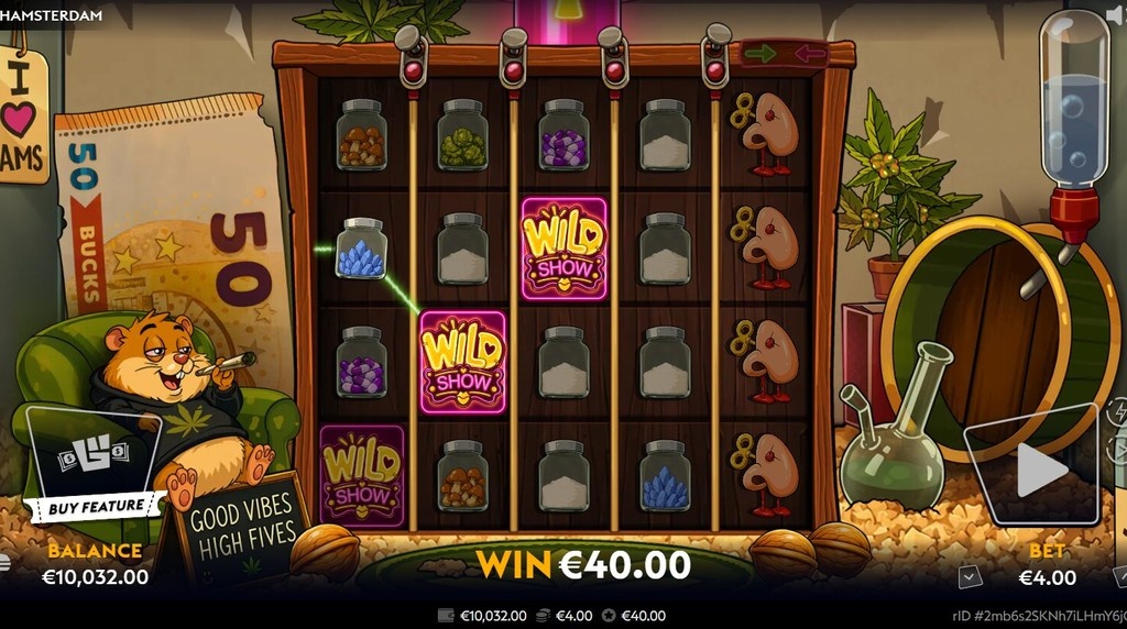 Screenshot from the New Hamsterdam Slot by Wicked Games