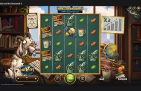 Screenshot cu noul slot Jack and the Beanstalk dezvoltat de NetEnt