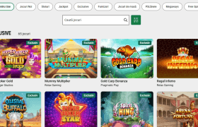 Jocuri de cazinou exclusive la Unibet