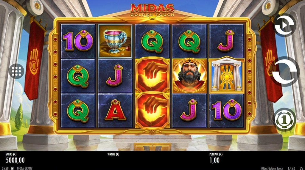 Midas Golden Touch di Thunderkick