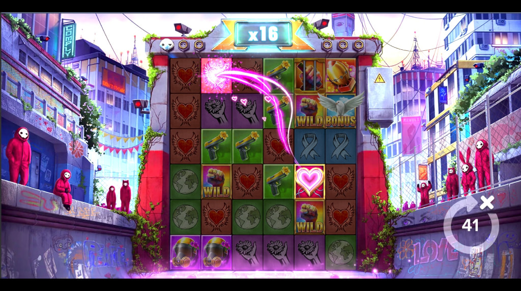 Screenshot fra den Nye Propaganda 2 Slot af ELK Studios