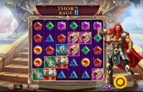 Screenshot van de nieuwe Thor's Rage 2 slot van Red Tiger Gaming
