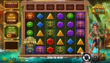 Screenshot van de nieuwe Wonders of Aztec slot van Pragmatic Play