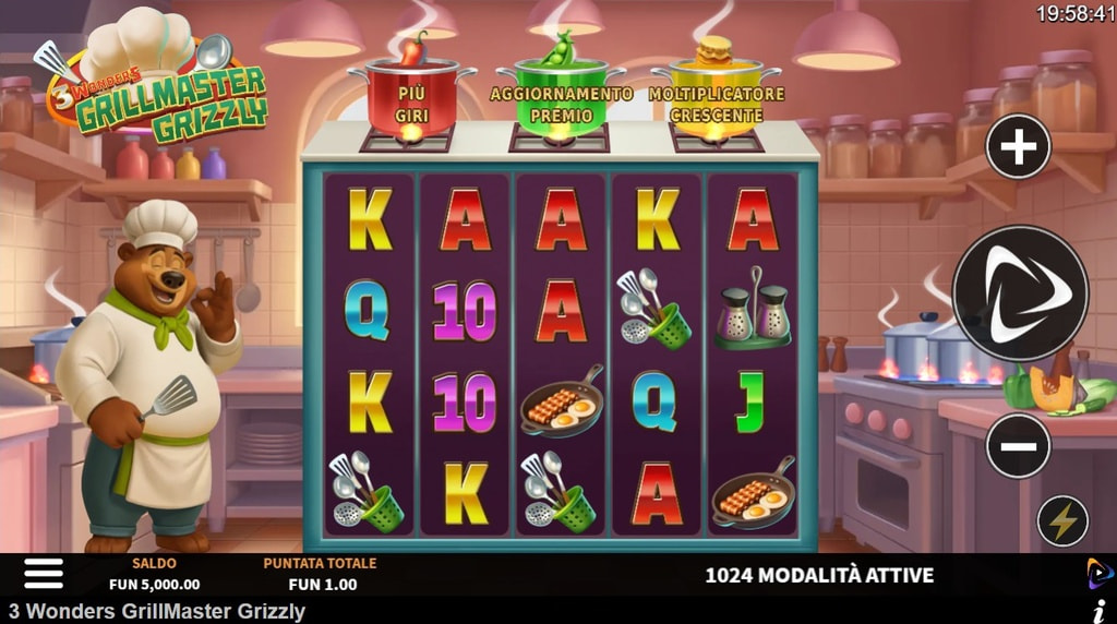 3 Wonders GrillMaster Grizzly di Relax Gaming