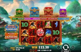 Screenshot from the New Chests Of Cai Shen – Infinity Slot by Pragmatic Play