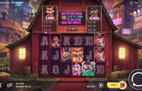 Screenshot from the New Cocks & Robbers Slot by Red Tiger