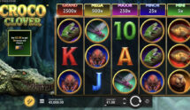 Screenshot from the New Croco Clover Slot by Hacksaw Gaming