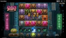 Screenshot from the New Demon Beats Slot by NetEnt