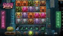 Screenshot van de nieuwe Demon Beats slot van NetEnt