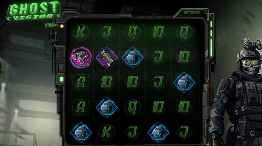 Screenshot from the new Ghost Vision slot by Hacksaw Gaming