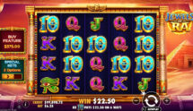Screenshot fra den Nye Jewels of Ra Slot af Pragmatic Play