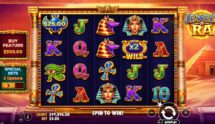 Screenshot from the New Jewels of Ra Slot by Pragmatic Play