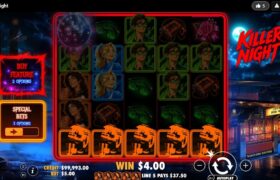 Screenshot from the New Killer Night Slot by Pragmatic Play