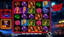 Screenshot della nuova slot Killer Night di Pragmatic Play