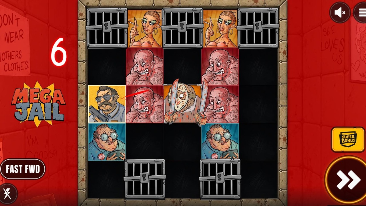 Screenshot van Mega Jail Super Bonus