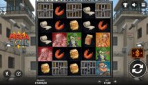 Screenshot van de nieuwe Mega Jail slot van Shady Lady