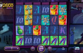 Screenshot from the New Nunchucks Slot by NetEnt