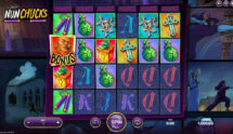 Screenshot cu noul slot Nunchucks dezvoltat de NetEnt