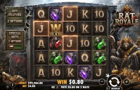 Screenshot from the New Rat Royale Slot by Pragmatic Play