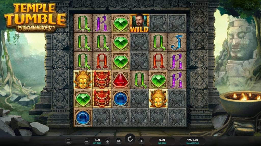 Screenshot van Temple Tumble Megaways