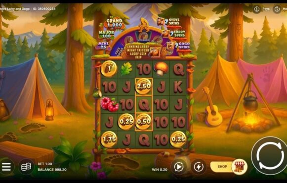Screenshot from the New Steve, Larry and Gogo Slot by Red Tiger