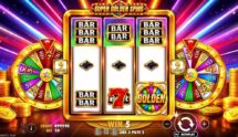 Screenshot van de nieuwe Super Golden Spins slot van Pragmatic Play